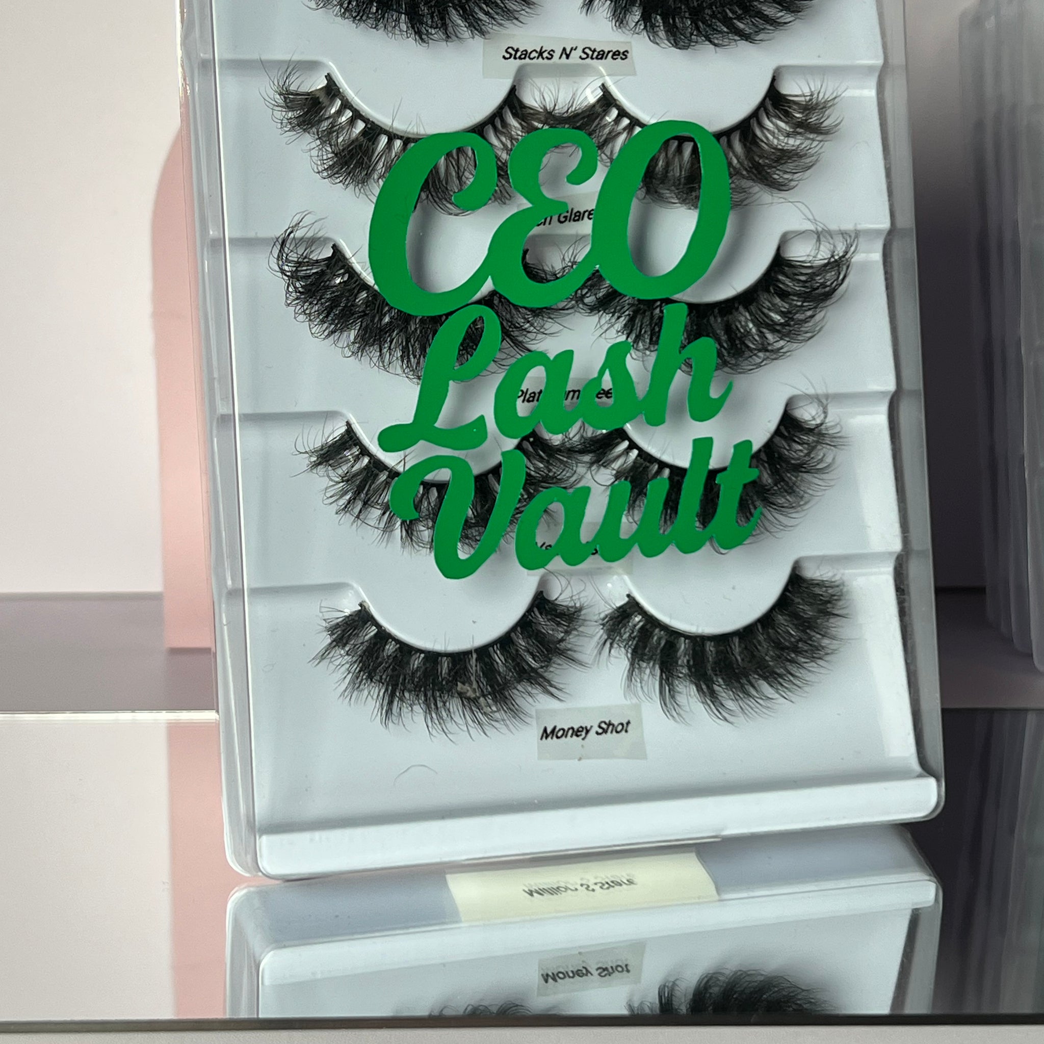 CEO Lash Vault – 5-Piece Luxury Mink Lash Collection by Glam Mob